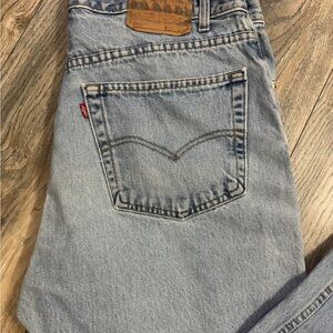 Levis 505 Vintage MADE IN USA Mens Cotton Blue Jeans Straight Size 38 X 32